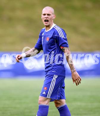 Fussball. Nationalmannschaft Slowakei gegen Kaernten Auswahl.  Martin Skrtel (Slowakei). St. Veit, am 26.5.2010.
Foto: Kuess

---
pressefotos, pressefotografie, kuess, qs, qspictures, sport, bild, bilder, bilddatenbank