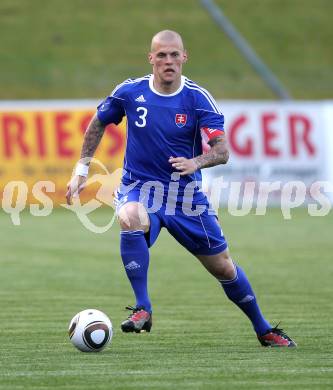 Fussball. Nationalmannschaft Slowakei gegen Kaernten Auswahl.  Martin Skrtel (Slowakei). St. Veit, am 26.5.2010.
Foto: Kuess

---
pressefotos, pressefotografie, kuess, qs, qspictures, sport, bild, bilder, bilddatenbank