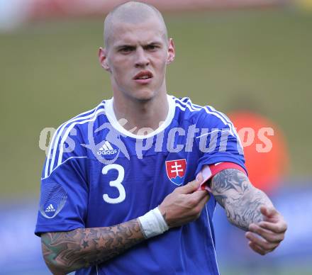 Fussball. Nationalmannschaft Slowakei gegen Kaernten Auswahl.  Martin Skrtel (Slowakei). St. Veit, am 26.5.2010.
Foto: Kuess

---
pressefotos, pressefotografie, kuess, qs, qspictures, sport, bild, bilder, bilddatenbank