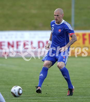 Fussball. Nationalmannschaft Slowakei gegen Kaernten Auswahl. Martin Skrtel (Slowakei). St. Veit, am 26.5.2010.
Foto: Kuess

---
pressefotos, pressefotografie, kuess, qs, qspictures, sport, bild, bilder, bilddatenbank