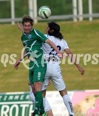 Fussball Regionalliga. FC St. Veit gegen FC Superfund Pasching. Carlos Chaile (St. Veit), Marc Sand (Pasching). St. Veit, am 28.5.2010.
Foto: Kuess
---
pressefotos, pressefotografie, kuess, qs, qspictures, sport, bild, bilder, bilddatenbank