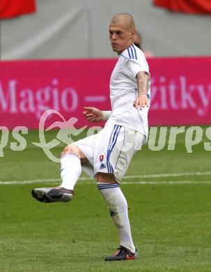 Fussball Laenderspiel. Testspiel Kamerun gegen Slowakei.  Martin Skrtel (Slowakei). Klagenfurt, am 29.5.2010.
Foto: Kuess

---
pressefotos, pressefotografie, kuess, qs, qspictures, sport, bild, bilder, bilddatenbank