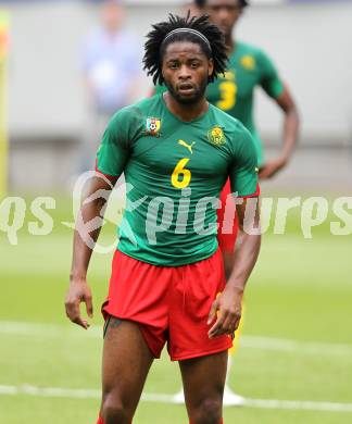 Fussball Laenderspiel. Testspiel Kamerun gegen Slowakei.  Alexandre Song (Kamerun). Klagenfurt, am 29.5.2010.
Foto: Kuess

---
pressefotos, pressefotografie, kuess, qs, qspictures, sport, bild, bilder, bilddatenbank