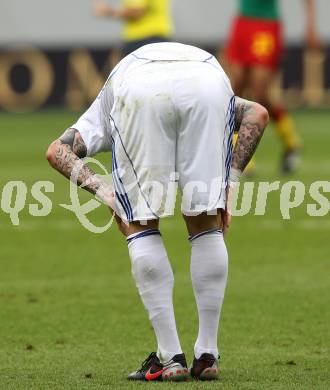 Fussball Laenderspiel. Testspiel Kamerun gegen Slowakei.  Martin Skrtel  (Slowakei). Klagenfurt, am 29.5.2010.
Foto: Kuess

---
pressefotos, pressefotografie, kuess, qs, qspictures, sport, bild, bilder, bilddatenbank