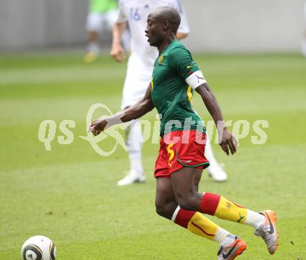 Fussball Laenderspiel. Testspiel Kamerun gegen Slowakei.  Achille Webo (Kamerun). Klagenfurt, am 29.5.2010.
Foto: Kuess

---
pressefotos, pressefotografie, kuess, qs, qspictures, sport, bild, bilder, bilddatenbank