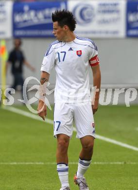 Fussball Laenderspiel. Testspiel Kamerun gegen Slowakei.  Marek Hamsik  (Slowakei). Klagenfurt, am 29.5.2010.
Foto: Kuess

---
pressefotos, pressefotografie, kuess, qs, qspictures, sport, bild, bilder, bilddatenbank