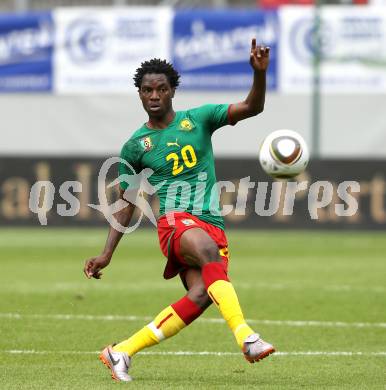 Fussball Laenderspiel. Testspiel Kamerun gegen Slowakei.  Georges Mandjeck (Kamerun). Klagenfurt, am 29.5.2010.
Foto: Kuess

---
pressefotos, pressefotografie, kuess, qs, qspictures, sport, bild, bilder, bilddatenbank