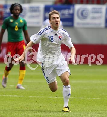 Fussball Laenderspiel. Testspiel Kamerun gegen Slowakei.  Erik Jendrisek  (Slowakei). Klagenfurt, am 29.5.2010.
Foto: Kuess

---
pressefotos, pressefotografie, kuess, qs, qspictures, sport, bild, bilder, bilddatenbank