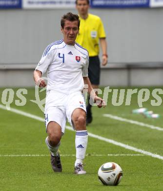 Fussball Laenderspiel. Testspiel Kamerun gegen Slowakei.  Marek Cech  (Slowakei). Klagenfurt, am 29.5.2010.
Foto: Kuess

---
pressefotos, pressefotografie, kuess, qs, qspictures, sport, bild, bilder, bilddatenbank