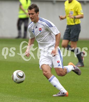 Fussball Laenderspiel. Testspiel Kamerun gegen Slowakei.  Marek Cech  (Slowakei). Klagenfurt, am 29.5.2010.
Foto: Kuess

---
pressefotos, pressefotografie, kuess, qs, qspictures, sport, bild, bilder, bilddatenbank