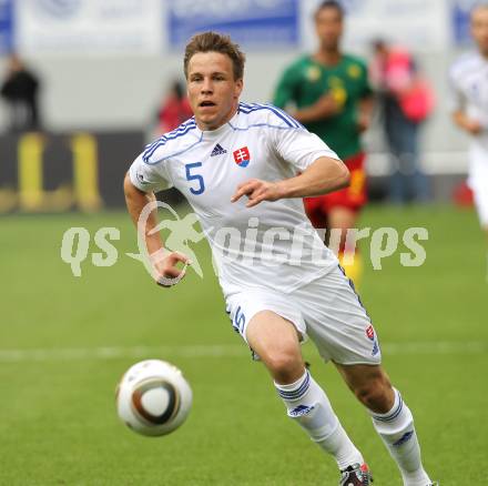 Fussball Laenderspiel. Testspiel Kamerun gegen Slowakei.  Radoslav Zabavnik  (Slowakei). Klagenfurt, am 29.5.2010.
Foto: Kuess

---
pressefotos, pressefotografie, kuess, qs, qspictures, sport, bild, bilder, bilddatenbank