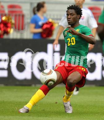 Fussball Laenderspiel. Testspiel Kamerun gegen Slowakei.  Georges Mandjeck (Kamerun). Klagenfurt, am 29.5.2010.
Foto: Kuess

---
pressefotos, pressefotografie, kuess, qs, qspictures, sport, bild, bilder, bilddatenbank