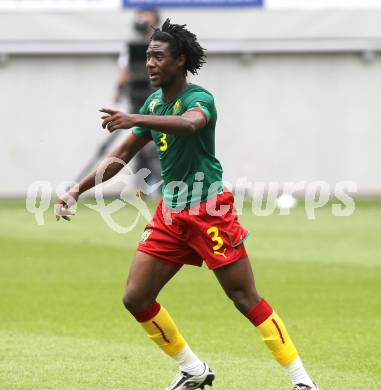 Fussball Laenderspiel. Testspiel Kamerun gegen Slowakei.  Nicolas Nkoulou (Kamerun). Klagenfurt, am 29.5.2010.
Foto: Kuess

---
pressefotos, pressefotografie, kuess, qs, qspictures, sport, bild, bilder, bilddatenbank