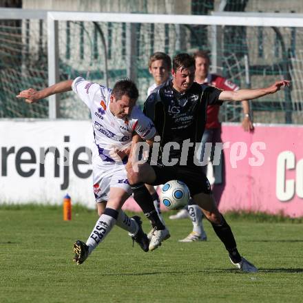 Fussball Regionalliga. SAK gegen DSV Leoben. Albin Kesselbacher (SAK), Kevin Thonhofer (Leoben). Klagenfurt, am 4.6.2010.
Foto: Kuess
---
pressefotos, pressefotografie, kuess, qs, qspictures, sport, bild, bilder, bilddatenbank