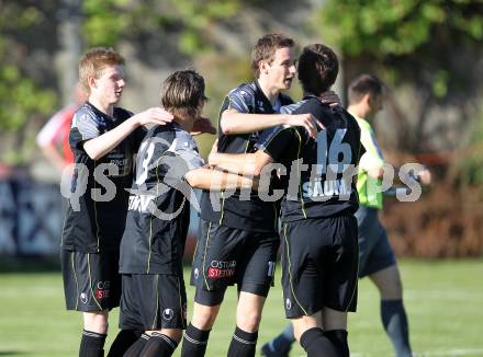 Fussball Regionalliga. SAK gegen DSV Leoben. Torjubel (Leoben). Klagenfurt, am 4.6.2010.
Foto: Kuess
---
pressefotos, pressefotografie, kuess, qs, qspictures, sport, bild, bilder, bilddatenbank