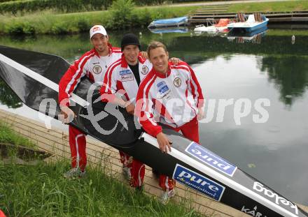 Kajak. Harald Hudetz, Manuel Filzwieser, Gerhard Schmid. Klagenfurt, 2.6.2010.
Foto: Kuess
---
pressefotos, pressefotografie, kuess, qs, qspictures, sport, bild, bilder, bilddatenbank