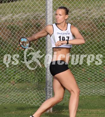 Leichtathletik. Kaerntner Meisterschaften. Diskus. Stefanie Waldkircher. Wolfsberg, am 11.6.2010.
Foto: Kuess
---
pressefotos, pressefotografie, kuess, qs, qspictures, sport, bild, bilder, bilddatenbank