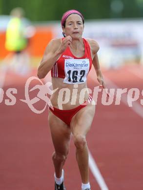 Leichtathletik. Kaerntner Meisterschaften. 100 Meter. Magdalena Kulnik. Wolfsberg, am 11.6.2010.
Foto: Kuess
---
pressefotos, pressefotografie, kuess, qs, qspictures, sport, bild, bilder, bilddatenbank