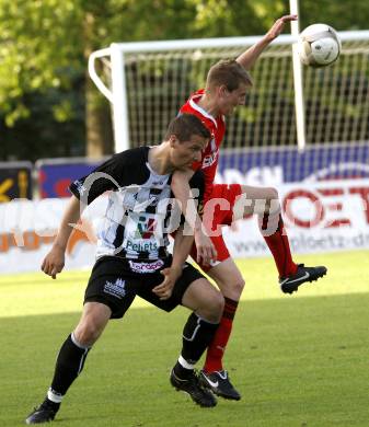 Fussball Regionalliga. Relegationsspiel. WAC/St. Andrae gegen Parndorf. Thomas Pirker (WAC), Michael Pittnauer (Parndorf). Wolfsberg am 12.6.2010
Foto: Kuess
---
pressefotos, pressefotografie, kuess, qs, qspictures, sport, bild, bilder, bilddatenbank