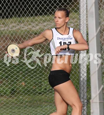 Leichtathletik. Kaerntner Meisterschaften. Diskus. Stefanie Waldkircher. Wolfsberg, am 11.6.2010.
Foto: Kuess
---
pressefotos, pressefotografie, kuess, qs, qspictures, sport, bild, bilder, bilddatenbank