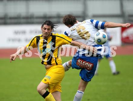 Fussball. KFV Cup. VSV gegen SG Drautal. Lassnig Martin (VSV), Mikl Markus (Drautal). Villach, 19.6.2010.
Foto: Kuess
---
pressefotos, pressefotografie, kuess, qs, qspictures, sport, bild, bilder, bilddatenbank