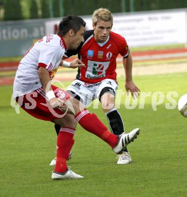 Fussball. Testspiel. WAC St. Andrae gegen Red Bull Salzburg. Michael Solbauer (WAC), Admir Vladavic (Salzburg). Wolfsberg, 22.6.2010.
Foto: Kuess
---
pressefotos, pressefotografie, kuess, qs, qspictures, sport, bild, bilder, bilddatenbank