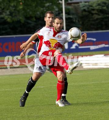  Fussball. Testspiel. WAC St. Andrae gegen Red Bull Salzburg. Thomas Pirker (WAC), Roman Wallner (Salzburg).Wolfsberg, 22.6.2010.
Foto: Kuess
---
pressefotos, pressefotografie, kuess, qs, qspictures, sport, bild, bilder, bilddatenbank