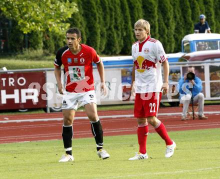 Fussball. Testspiel. WAC St. Andrae gegen Red Bull Salzburg. Nenad Jovanovic (WAC), Stefan Hierlaender (Salzburg).
Wolfsberg, 22.6.2010.
Foto: Kuess
---
pressefotos, pressefotografie, kuess, qs, qspictures, sport, bild, bilder, bilddatenbank