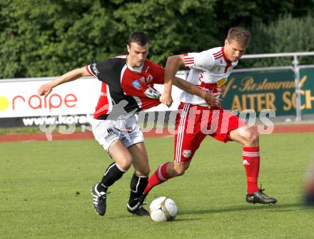 Fussball. Testspiel. WAC St. Andrae gegen Red Bull Salzburg. Devid Stanisavljevic (WAC), Franz Schiemer (Salzburg). Wolfsberg, 22.6.2010.
Foto: Kuess
---
pressefotos, pressefotografie, kuess, qs, qspictures, sport, bild, bilder, bilddatenbank