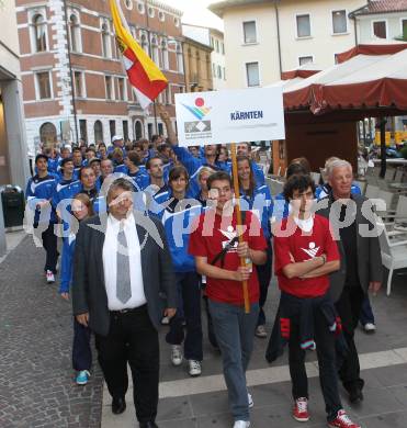 Alpe Adria Jugendspiele. Eroeffnungsfeier. Pordenone, am 22.6.2010.
Foto: Kuess
---
pressefotos, pressefotografie, kuess, qs, qspictures, sport, bild, bilder, bilddatenbank