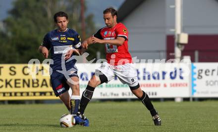 Fussball Testspiel. St. Michael/Lav. gg. WAC/St. Andrae. Guenther Walder (St. Michael), Marco Reich (WAC). St. Michael/Lav. am 26.6.2010.
Foto: Kuess
---
pressefotos, pressefotografie, kuess, qs, qspictures, sport, bild, bilder, bilddatenbank