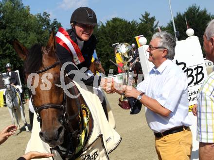 Reiten. Reit- und Springturnier. Grand Prix von Maria Woerth. Nina Fagerstroem (FIN) auf Talent. Maria Woerth, am 27.6.2010.
Foto: Kuess
---
pressefotos, pressefotografie, kuess, qs, qspictures, sport, bild, bilder, bilddatenbank