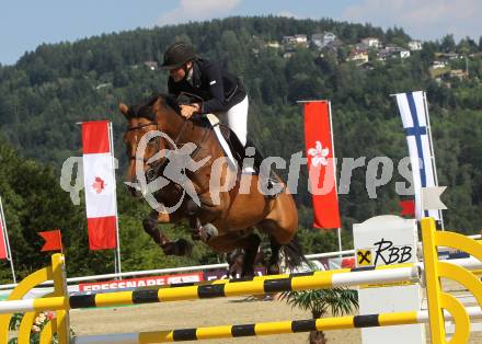 Reiten. Reit- und Springturnier. Grand Prix von Maria Woerth. Nina Fagerstroem (FIN) auf Talent. Maria Woerth, am 27.6.2010.
Foto: Kuess
---
pressefotos, pressefotografie, kuess, qs, qspictures, sport, bild, bilder, bilddatenbank