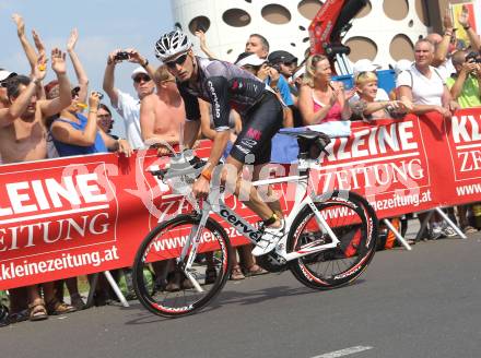 Kaernten Ironman Austria. Radfahren. Stephen Bayliss (GBR). Klagenfurt, am 4.7.2010.
Foto: Kuess

---
pressefotos, pressefotografie, kuess, qs, qspictures, sport, bild, bilder, bilddatenbank