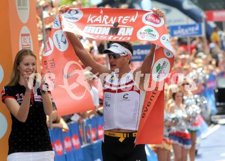 Kaernten Ironman Austria. Michael Weiss (AUT).  Klagenfurt, am 4.7.2010.
Foto: Kuess

---
pressefotos, pressefotografie, kuess, qs, qspictures, sport, bild, bilder, bilddatenbank