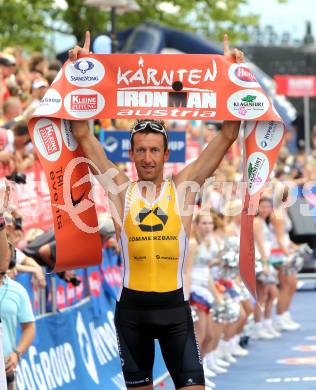 Kaernten Ironman Austria. Marino Vanhoenacker (BEL).  Klagenfurt, am 4.7.2010.
Foto: Kuess

---
pressefotos, pressefotografie, kuess, qs, qspictures, sport, bild, bilder, bilddatenbank