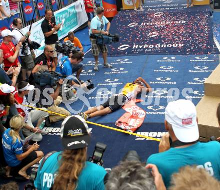 Kaernten Ironman Austria. Marino Vanhoenacker (BEL).  Klagenfurt, am 4.7.2010.
Foto: Kuess

---
pressefotos, pressefotografie, kuess, qs, qspictures, sport, bild, bilder, bilddatenbank