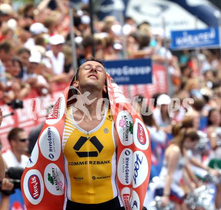 Kaernten Ironman Austria. Marino Vanhoenacker (BEL).  Klagenfurt, am 4.7.2010.
Foto: Kuess

---
pressefotos, pressefotografie, kuess, qs, qspictures, sport, bild, bilder, bilddatenbank