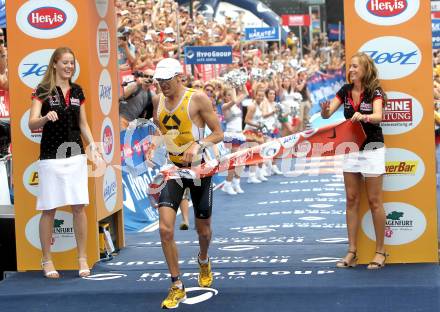 Kaernten Ironman Austria. Marino Vanhoenacker (BEL).  Klagenfurt, am 4.7.2010.
Foto: Kuess

---
pressefotos, pressefotografie, kuess, qs, qspictures, sport, bild, bilder, bilddatenbank