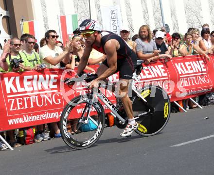 Kaernten Ironman Austria.  Harald Baumgartner. Klagenfurt, am 4.7.2010.
Foto: Kuess

---
pressefotos, pressefotografie, kuess, qs, qspictures, sport, bild, bilder, bilddatenbank