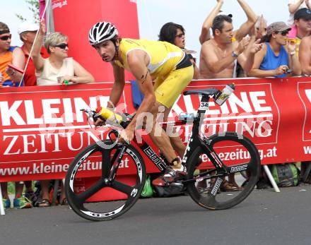 Kaernten Ironman Austria.  Flo Kriegl. Klagenfurt, am 4.7.2010.
Foto: Kuess

---
pressefotos, pressefotografie, kuess, qs, qspictures, sport, bild, bilder, bilddatenbank