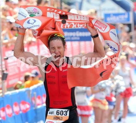 Kaernten Ironman Austria.  Harald Baumgartner. Klagenfurt, am 4.7.2010.
Foto: Kuess

---
pressefotos, pressefotografie, kuess, qs, qspictures, sport, bild, bilder, bilddatenbank