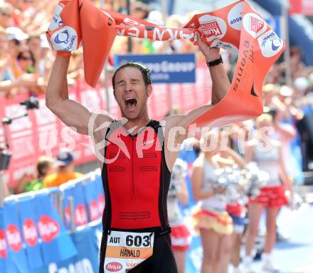 Kaernten Ironman Austria.  Harald Baumgartner. Klagenfurt, am 4.7.2010.
Foto: Kuess

---
pressefotos, pressefotografie, kuess, qs, qspictures, sport, bild, bilder, bilddatenbank