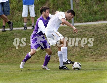 Fussball. Testspiel. SK Austria Klagenfurt gegen Nova Gorica. Helmut Koenig (Klagenfurt), Matija Sirok (Nova Gorica). Ludmannsdorf, 2.7.2010.
Foto: Kuess
---
pressefotos, pressefotografie, kuess, qs, qspictures, sport, bild, bilder, bilddatenbank