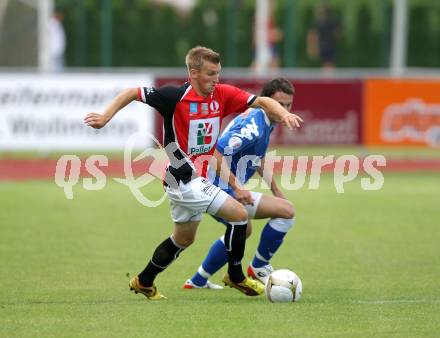 Fussball. Testspiel.  WAC/St.Andrae gegen NK Osijek. Manuel Kerhe (WAC), Pero Stojkic (Osijek).
Wolfsberg, 6.7.2010.
Foto: Kuess
---
pressefotos, pressefotografie, kuess, qs, qspictures, sport, bild, bilder, bilddatenbank