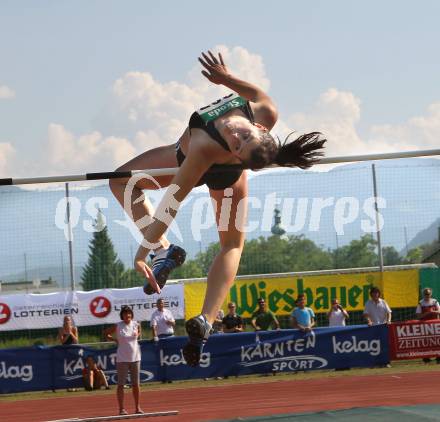 Leichtathletik. Oesterreichische Meisterschaft. Hochsprung. Lisa Egarter. Villach, am 10.7.2010.
Foto: Kuess

---
pressefotos, pressefotografie, kuess, qs, qspictures, sport, bild, bilder, bilddatenbank