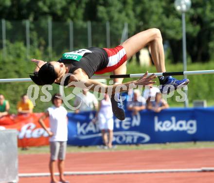 Leichtathletik. Oesterreichische Meisterschaft. Hochsprung. Monika Gollner. Villach, am 10.7.2010.
Foto: Kuess

---
pressefotos, pressefotografie, kuess, qs, qspictures, sport, bild, bilder, bilddatenbank