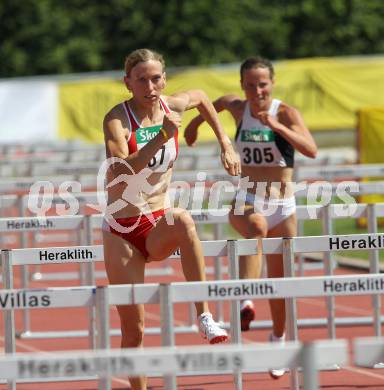 Leichtathletik. Oesterreichische Meisterschaft. 100 Meter Huerden Frauen. Schreibeis Victoria (DSG Wien). Villach, am 11.7.2010.
Foto: Kuess
---
pressefotos, pressefotografie, kuess, qs, qspictures, sport, bild, bilder, bilddatenbank