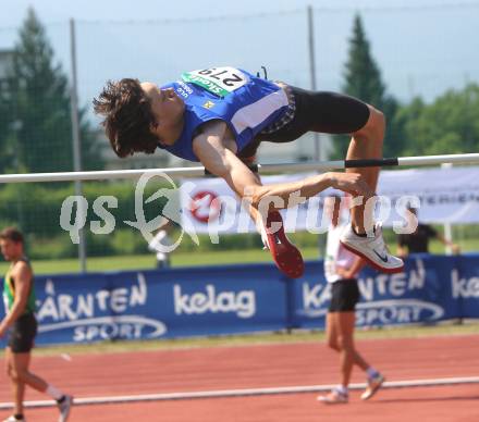 Leichtathletik. Oesterreichische Meisterschaft. Hochsprung Maenner. David Karlheinz (ULC Dornbirn). Villach, am 11.7.2010.
Foto: Kuess
---
pressefotos, pressefotografie, kuess, qs, qspictures, sport, bild, bilder, bilddatenbank