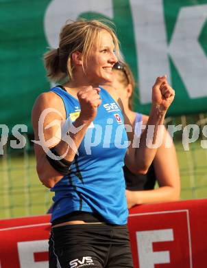 Leichtathletik. Oesterreichische Meisterschaft. Speerwurf. Elisabeth Pauer. Villach, am 10.7.2010.
Foto: Kuess
---
pressefotos, pressefotografie, kuess, qs, qspictures, sport, bild, bilder, bilddatenbank